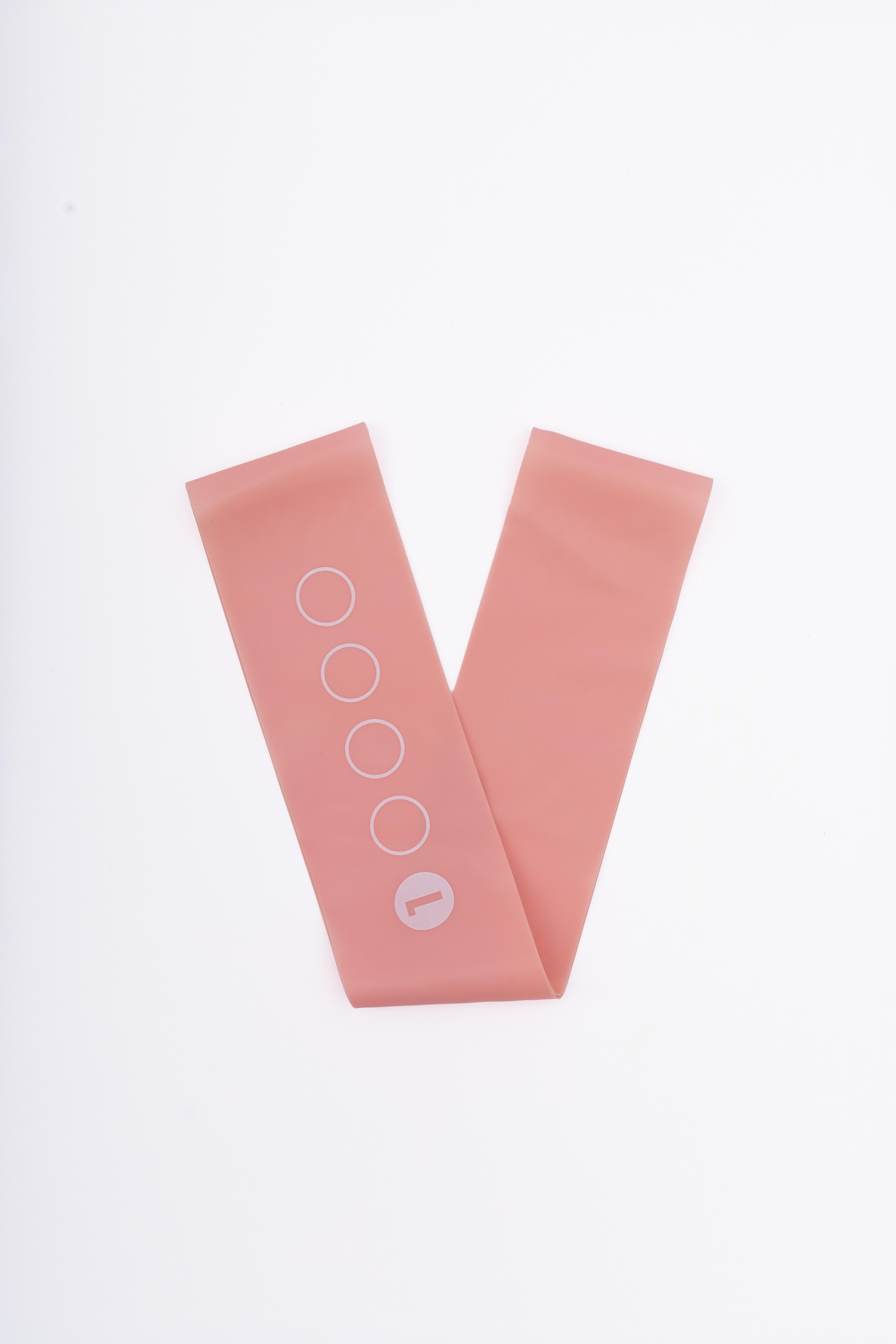 LATEX RESISTANCE BAND LEVEL 1 PINK – 500×50.8×0.35MM